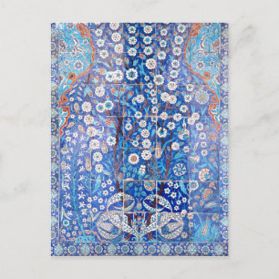 Cartão Postal Azulejos de língua turca