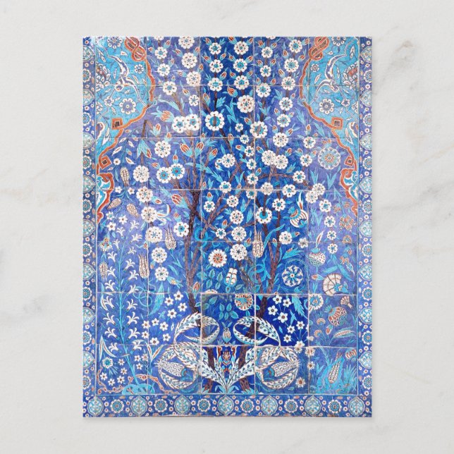 Cartão Postal Azulejos de língua turca (Frente)