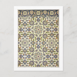 Cartão Postal Azulejos de Muro de Qasr Rodouan, de 'Arte Árabe