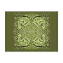 Azulejos Fortune Lizard