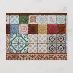 Cartão Postal Azulejos Portugueses