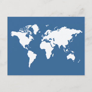 Cartão Postal Azure Elegant World