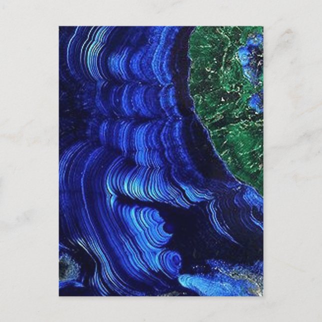 Cartão Postal Azurite e Malaquita (Frente)