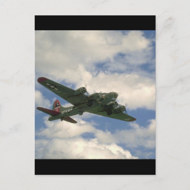 Cartão Postal B17, Belly View. (plano;b17_Plano WWII (Frente)