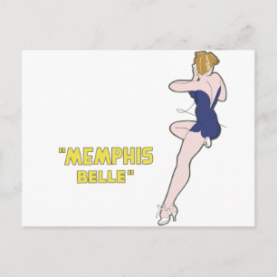Cartão Postal B-17 Fortaleza Voadora Memphis Belle Arte Nose