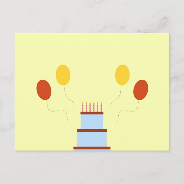 Cartão Postal b cópia do bolo (Frente)