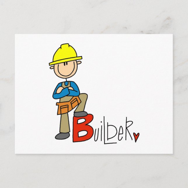 Cartão Postal B é para Construtor (Frente)