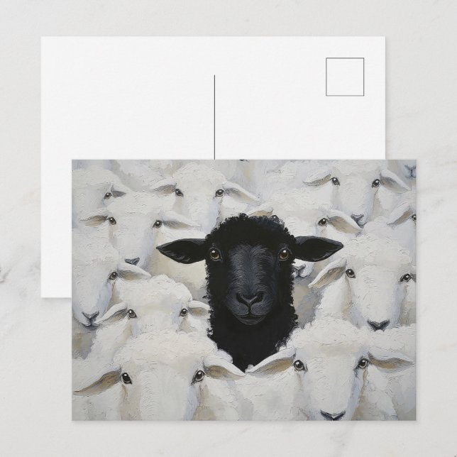 Cartão Postal Baa-tle of Individuality (Frente/Verso)