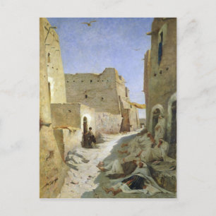 Cartão Postal Bab-El-Gharbi Road, Laghouat, 1859