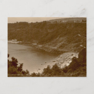 Cartão Postal Babbacombe de Petit Tor Costa Vintage Devon