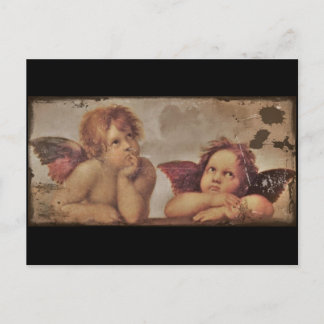 Cartão Postal Baby Angels por Raphael