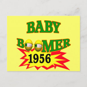 Cartão Postal Baby Boomer 1956