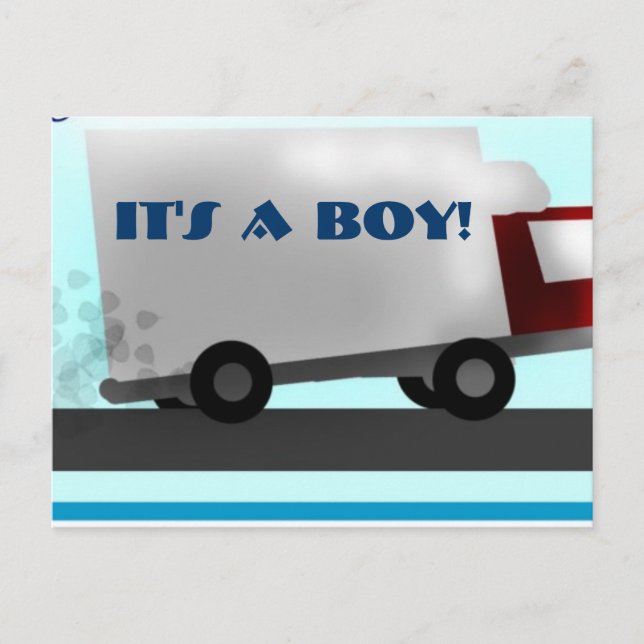 Cartão Postal Baby Boy (Frente)