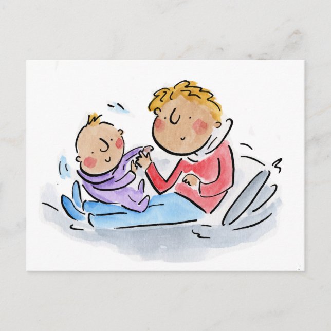 Cartão Postal Baby Brother (Frente)