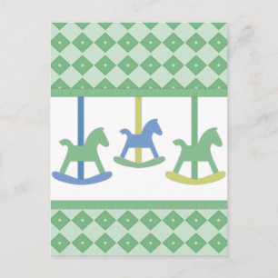 Cartão Postal Baby Carousel Collection