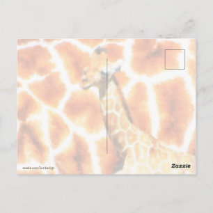 Cartão Postal Baby Giraffe