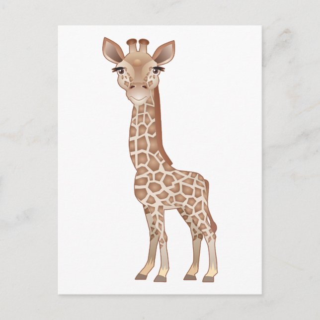 Cartão Postal Baby Giraffe (Frente)