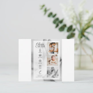 Cartão Postal baby shower