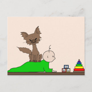 Cartão Postal Babysitter - Pimenta o Gato (Conheça os Homens)