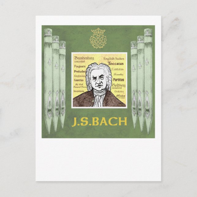 Cartão postal BACH (Frente)