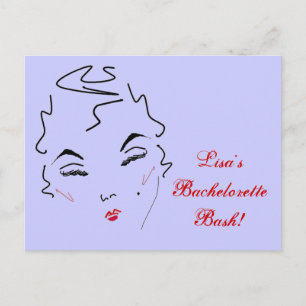 Cartão Postal Bachelorette Bash