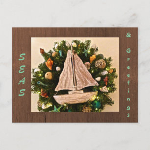 Cartão Postal Bacias e Saudações Costeiras Tropicais Natal