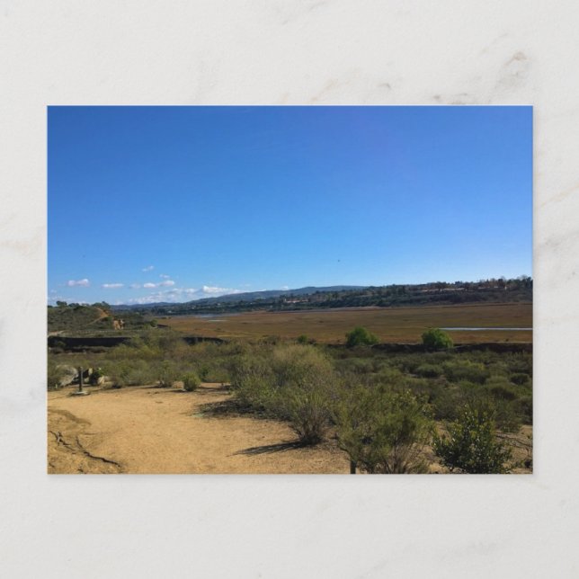 Cartão Postal Back Bay, Newport Beach, Califórnia (Frente)