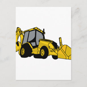 Cartão Postal Backhoe