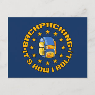 Cartão postal BACKPACKING - personalizar