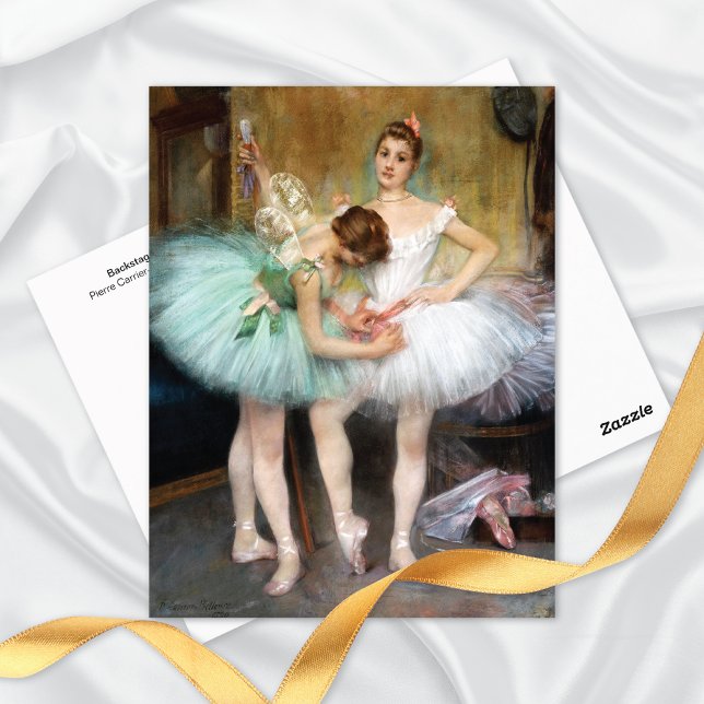 Cartão Postal Backstage do Balé Pierre Carrier-Belleuse (Criador carregado)