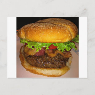CARTÃO POSTAL BACON BURGER