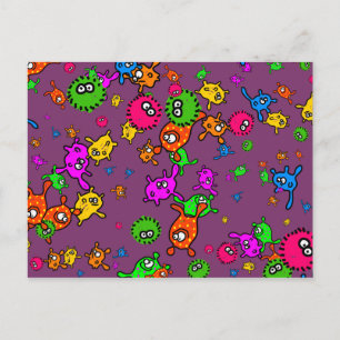 Cartão Postal Bacteria Wallpaper