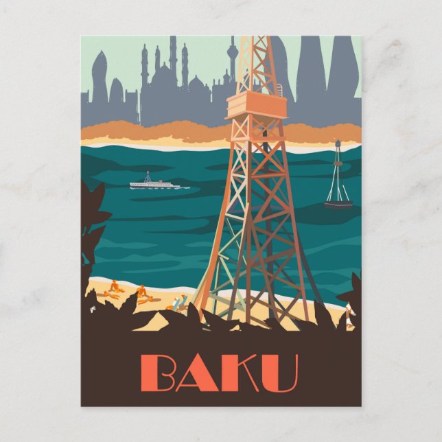 Cartão Postal Bacu (Frente)