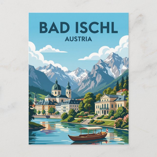 Cartão Postal Bad Ischl, Áustria Áustria (Frente)