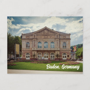 Cartão Postal Baden Baden Alemanha