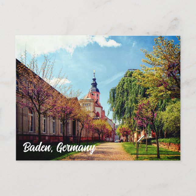Cartão Postal Baden Baden Alemanha (Frente)