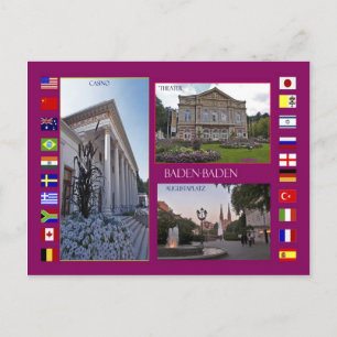 Cartão Postal Baden-Baden Ansichtskarte