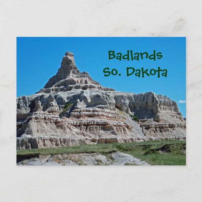 Cartão Postal Badlands National Park, Dakota do Sul (Frente)