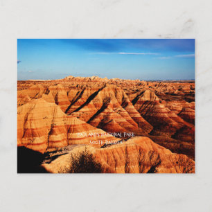 Cartão Postal Badlands National Park, Dakota do Sul