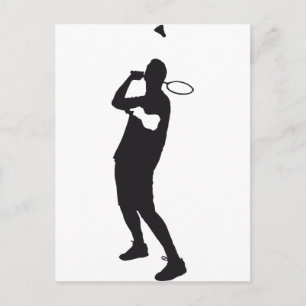 Cartão Postal badminton