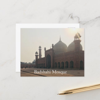 Cartão Postal Badshahi Mosque Lahore Pakistan Postcard