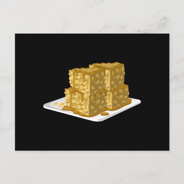 Cartão Postal Bagaço de aveia de Comida (Frente)