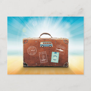 Cartão Postal Bagagem... embalada e pronta para ir