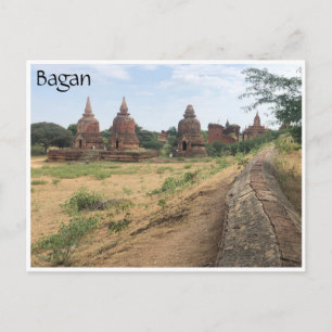 Cartão Postal bagan antigo estúpido