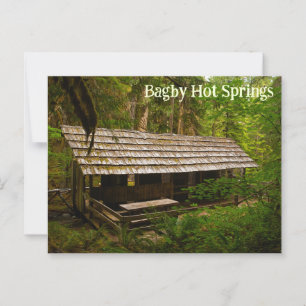 Cartão Postal Bagby Hot Primaveras Mt Hood National Forest Orego