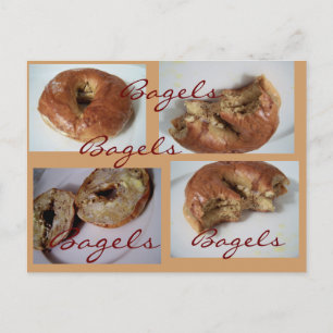Cartão Postal Bagels YUM