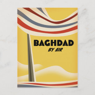 Cartão Postal Baghdad Por Air