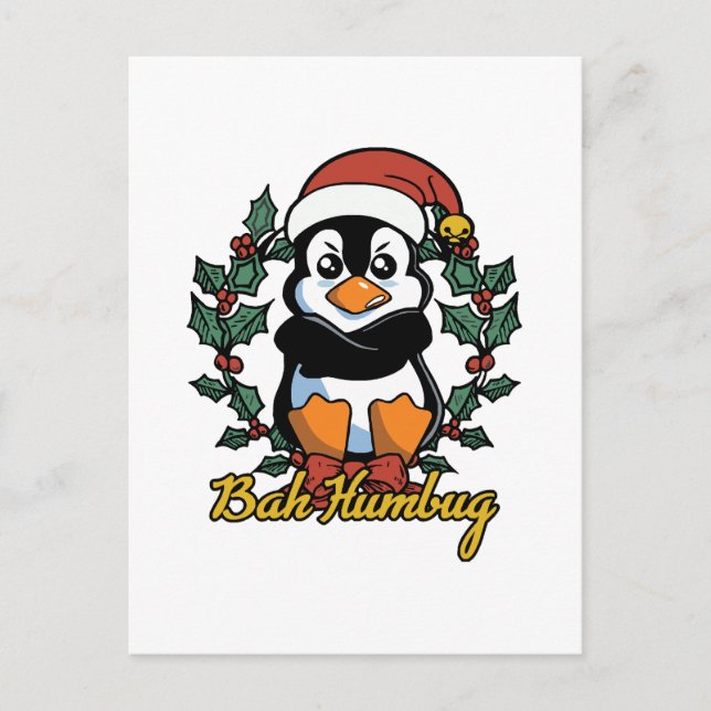 Cartão Postal Bah Humbug (Frente)