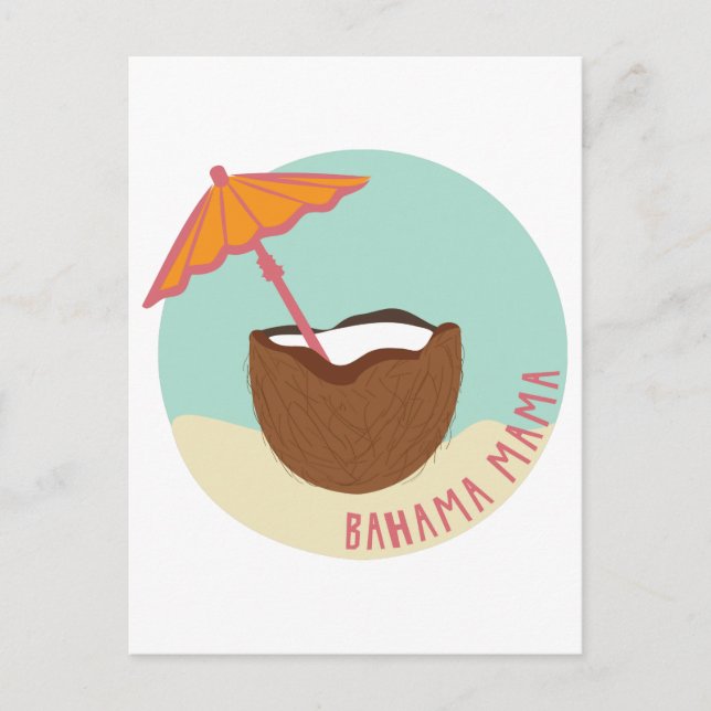Cartão Postal Bahama Mama (Frente)
