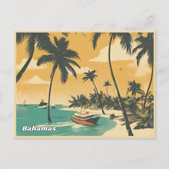 Cartão Postal Bahamas (Frente)